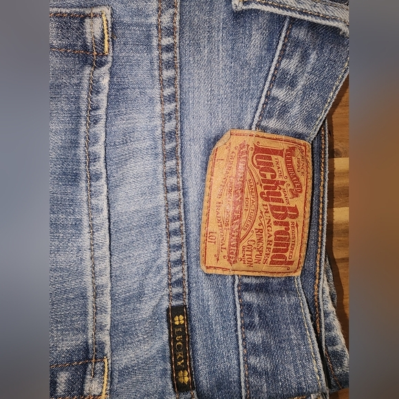 Lucky Brand 181 Jeans Mens 38x27 Blue Relaxed Bootleg light Wash Denim - Picture 3 of 6